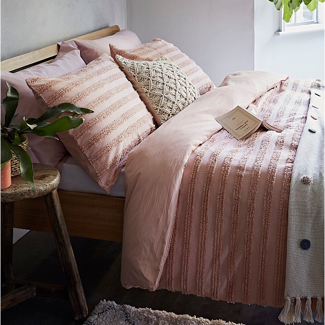 Pink Tufted Bedding Range George At Asda, King Size Bed Throws Asda