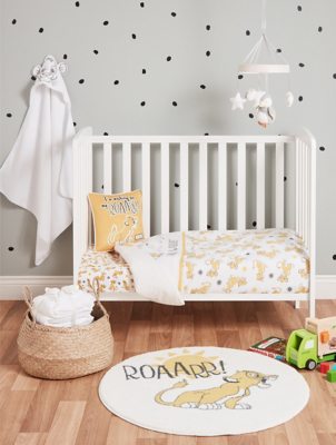 cot bumper set asda