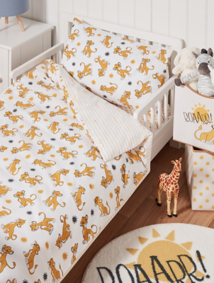 bambi cot bedding set asda