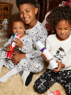 Peanuts Snoopy Sibling Christmas Pyjamas George At Asda