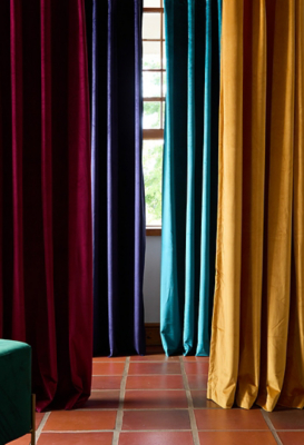Velvet Curtains Range at ASDA