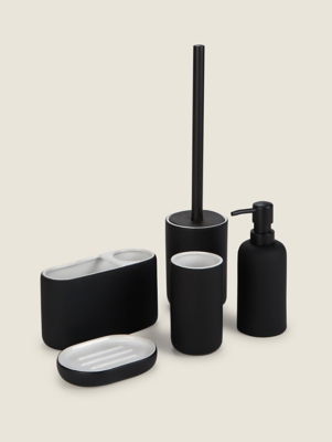 Matte Black Bathroom Collection at ASDA
