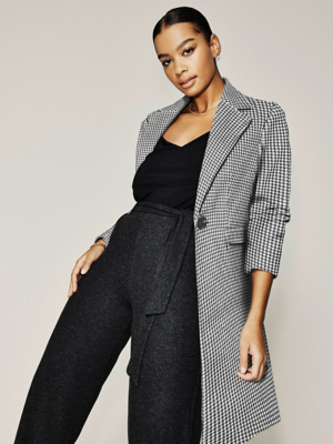 asda dogtooth coat