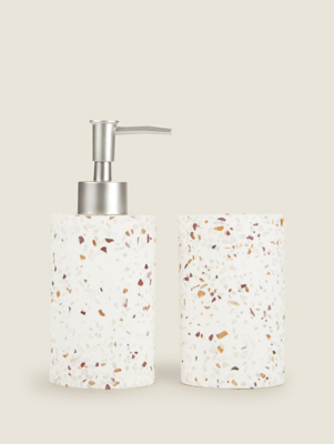 Terrazzo Bathroom Accessories Collection at ASDA