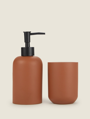 Rust StoneEffect Bathroom Collection at ASDA