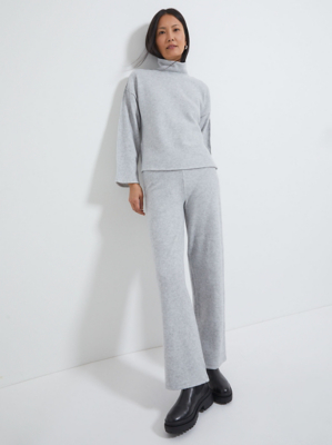 Grey Soft Touch Jumper and Trousers Coord at ASDA