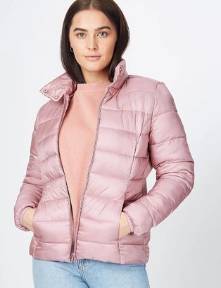 Pink on sale coat asda