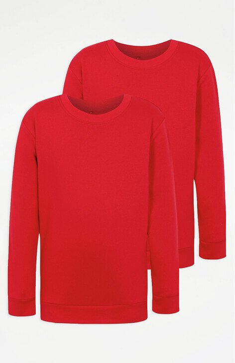 Red School Sweatshirt 2 Pack