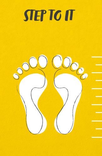Measure their feet within the comfort of your home with our printable measuring tool at George.com