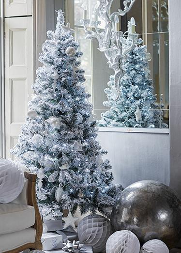 Shop white Christmas trees and Christmas decorations at George.com