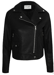 Black biker jacket