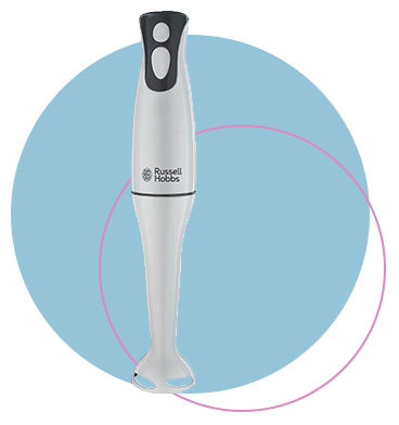 This Russell Hobbs Food Collection Hand Blender is a great solution for busy people who love freshly prepared food