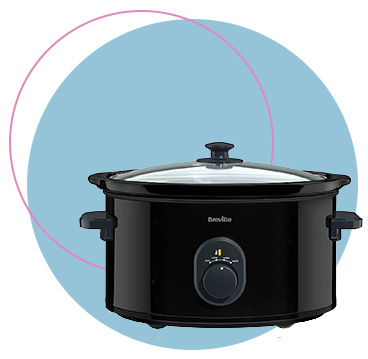 This Breville 4.5 Litre Slow Cooker has an auto-cook setting and removable ceramic bowl that's dishwasher-safe