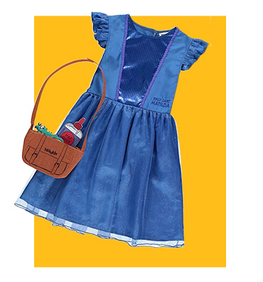 Their Matilda costume for World Book Day is sorted, complete with felt bag