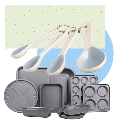 From muffins to birthday cakes, whatever you're baking, this set will have you covered