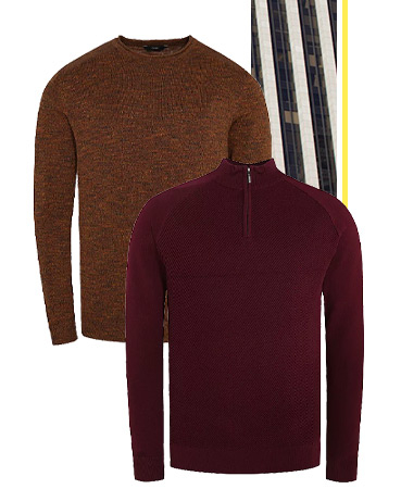 Stock up on layers with versatile and comfy knitwear