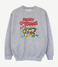 Disney Mickey and Friends grey unisex mini-me sweatshirt.