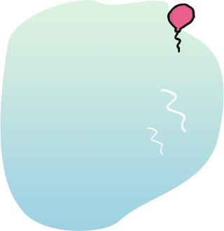 confetti & balloon illustration