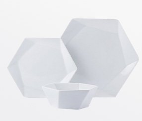 White tableware collection