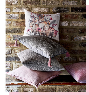 Update the home with our stylish range of cushions