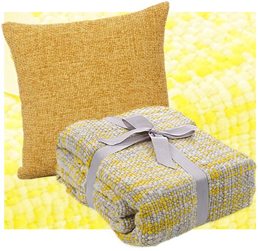 Cushions and throws are ideal for creating a snuggly environment