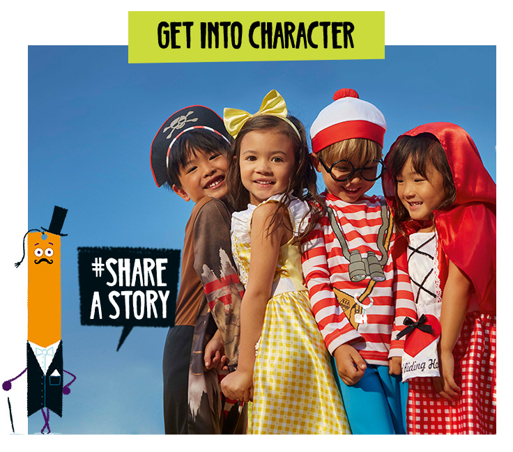 From Red Riding Hood to Where's Wally? Shop our range of costumes