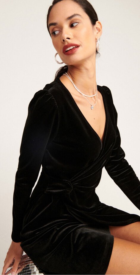 Long sleeve nye dress deals