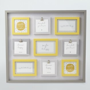 Frames with photo frames.