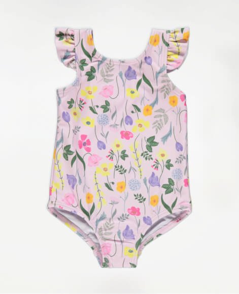 A floral swimsuit.