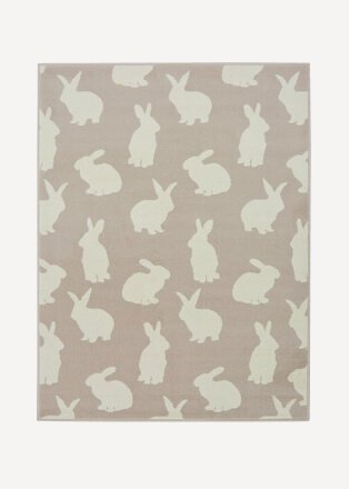 Bunny pattern rug