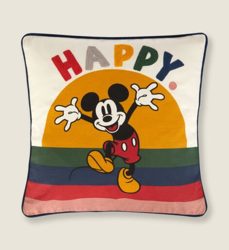Disney Mickey Mouse Happy Cushion.