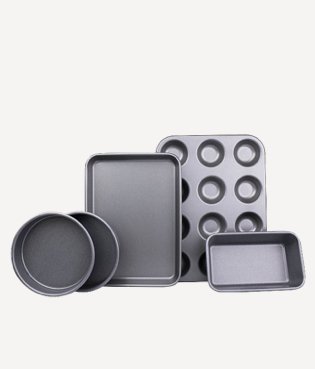 Non-stick Teflon Coated Baking Tray Set 5 Piece