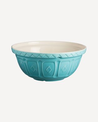 Blue baking bowl