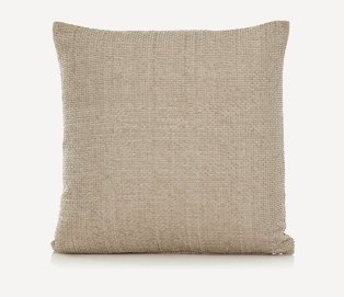 Square beige cushion