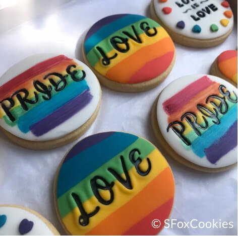 Pride cookies.