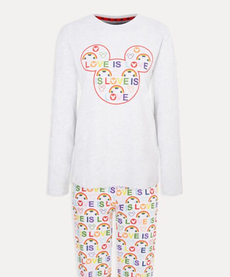 Disney Mickey Mouse Pride rainbow pyjamas.