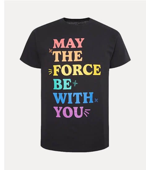 Disney Star Wars Pride slogan t-shirt.