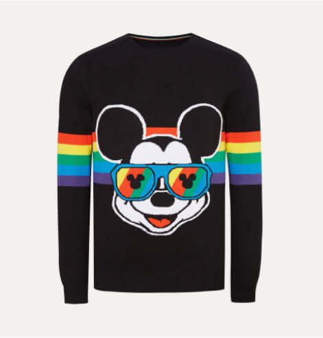 Disney Mickey Mouse Pride print jumper.
