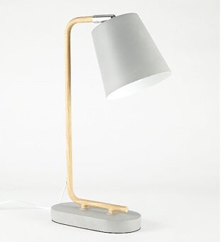 Grey table lamp