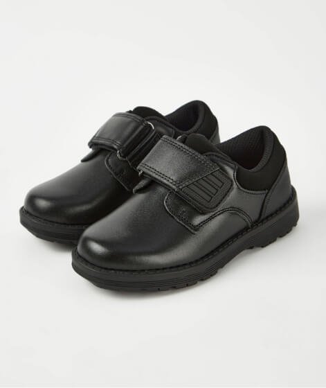 Black school shoes.