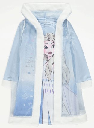 Disney Frozen Character Nightdress and Cape Set