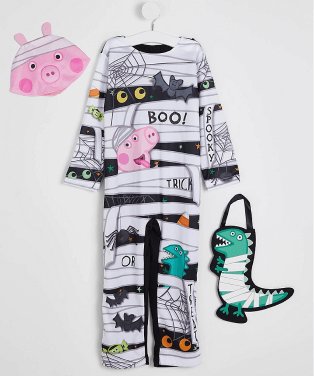 Peppa Pig George Pig Mummy Print Halloween Costume