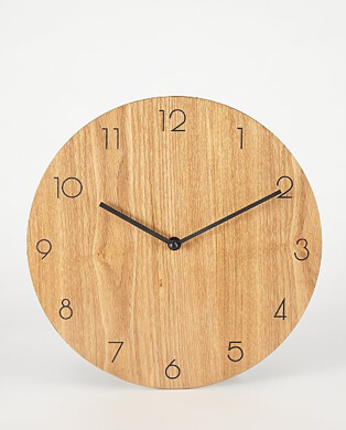 Wooden wall clock