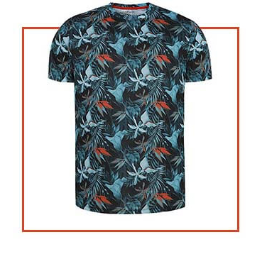 Experiment with your style and make a statement with a printed T-shirt