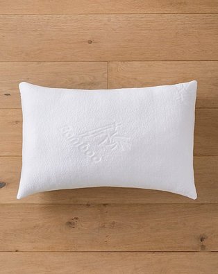 White pillow.