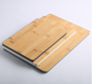 Wooden chopping boards.