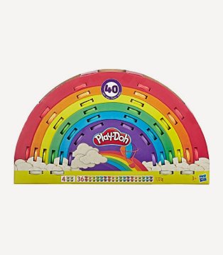 Play-Doh Ultimate Rainbow 40 Pack of Non-Toxic Colours