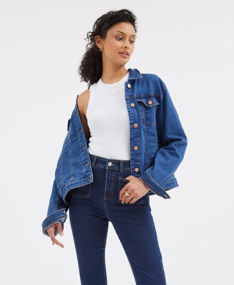 Womens denim jacket asda sale